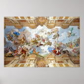 歴史的な天井のメルク絵画アビーのポスター ポスター (正面)