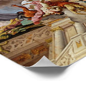 歴史的な天井のメルク絵画アビーのポスター ポスター (角)