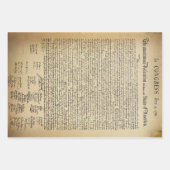 歴史的な愛国的バンドル ラッピングペーパーシート (正面3)