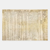 歴史的な愛国的バンドル ラッピングペーパーシート (正面)