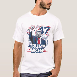 歴史的な政治的声明トランプ2024選挙 Tシャツ