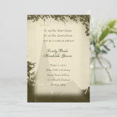 歴史的な教会Mackinacの島の結婚式招待状 招待状 (スタンド正面)