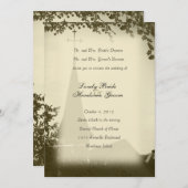 歴史的な教会Mackinacの島の結婚式招待状 招待状 (正面/裏面)