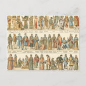 歴史的な民服 ポストカード (正面)