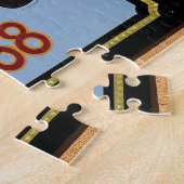 歴史的な消防車の壁画 – 20x30ジグソーパズル ジグソーパズル (側面)