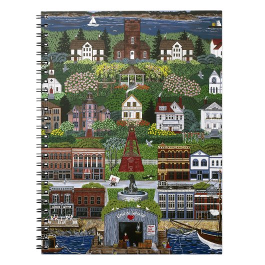 歴史的な港Townsend、ワシントン州 ノートブック (正面)