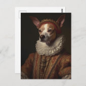 歴史的な犬ポートレート ポストカード (正面/裏面)