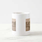 歴史的な競馬 コーヒーマグカップ (中央)