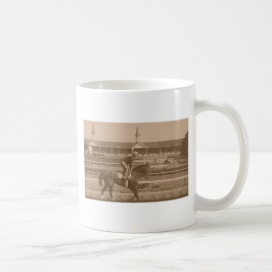 歴史的な競馬 コーヒーマグカップ (右)