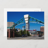 歴史的な第三区ダウンタウンミルウォーキー ポストカード (正面/裏面)