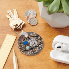 歴史的な米国ルート66～パークス（アリゾナ州） キーホルダー