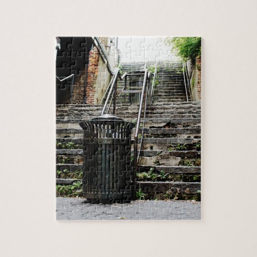 歴史的な繁華街のサバンナジョージア ジグソーパズル (縦)