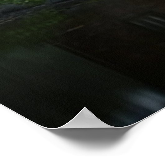 歴史的な美しいを持つ古い水素晴らし車ミル。 ポスター (角)