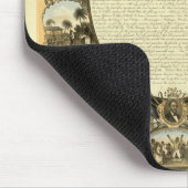 歴史的な解放のmousepad マウスパッド (コーナー)