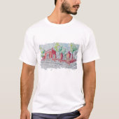 歴史的な赤レンガの入り口 Tシャツ (正面)