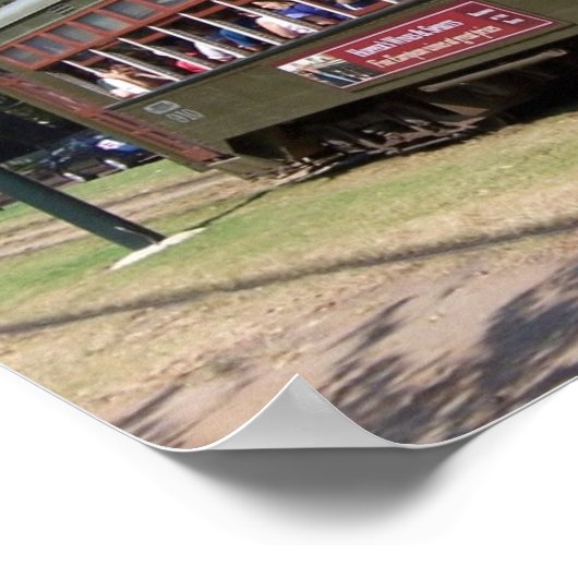 歴史的な通り車 ポスター (角)