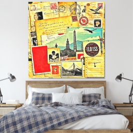 歴史的な郵便旅行 キャンバスプリント