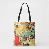 歴史的な郵便旅行 トートバッグ (正面)