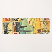 歴史的な郵便旅行 ヨガマット (正面(横))