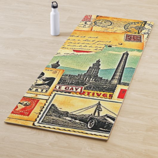 歴史的な郵便旅行 ヨガマット (インサイチュ)