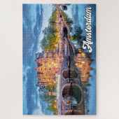 歴史的な都市アムステルダム、オランダ ジグソーパズル (縦)