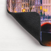 歴史的な都市アムステルダム、オランダ マウスパッド (コーナー)