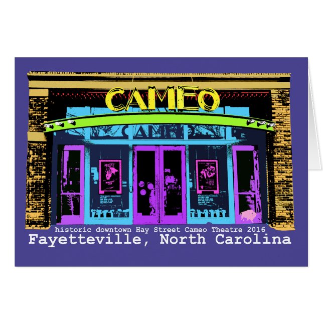 歴史的な都心のフェーエットビルNC (正面横)