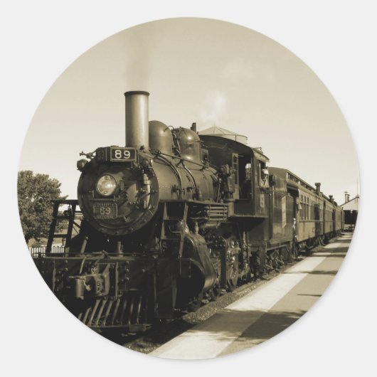 歴史的な鉄道 ラウンドシール (正面)