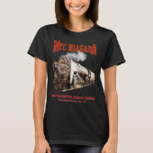歴史的なNYCナイアガラ列車蒸気機関車 Tシャツ (正面)