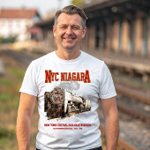 歴史的なNYCナイアガラ列車蒸気機関車 Tシャツ