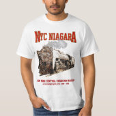 歴史的なNYCナイアガラ列車蒸気機関車 Tシャツ (正面)