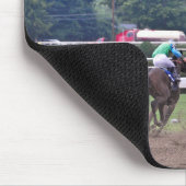 歴史的なSaratogaの競馬場からの競争 マウスパッド (コーナー)