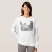 歴史的なSomerset郡のコート・ハウスの鉛筆1… Tシャツ (正面フル)