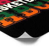 歴史的に黒い大学バスケットボールP ポスター (角)