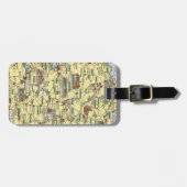 歴史的アイルランドの地図 ラゲッジタグ (正面横)