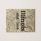 歴史的イリノイ州200年 ジグソーパズル (横)