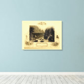 歴史的エリー運河200年 キャンバスプリント (インサイチュ (ウッドフロア))