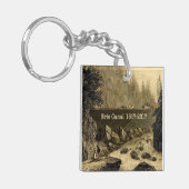 歴史的エリー運河200年 キーホルダー (正面左)