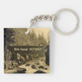 歴史的エリー運河200年 キーホルダー (裏面)