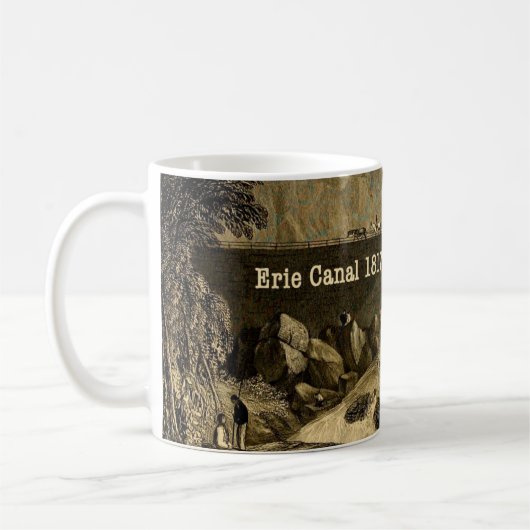 歴史的エリー運河200年 コーヒーマグカップ (左)