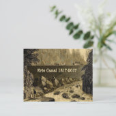 歴史的エリー運河200年 ポストカード (スタンド正面)