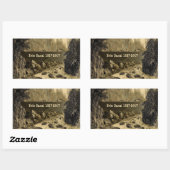 歴史的エリー運河200年 長方形シール (シート)