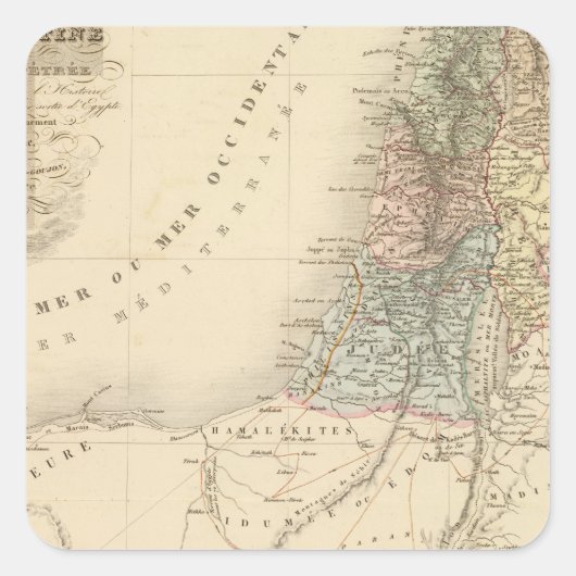 歴史的エルサレム（パレスチナ） スクエアシール (正面)