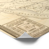 歴史的エルサレム（パレスチナ） ポスター (角)