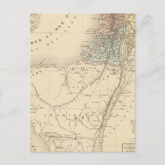 歴史的エルサレム(パレスチナ) ポストカード (正面)