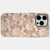 歴史的エレガントヴィンテージタビクトリアンペストリーフローラ Case-Mate iPhoneケース (裏面 (横))