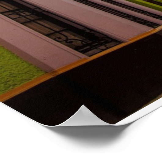 歴史的カラフル建物 ポスター (角)