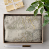 歴史的ギリシャ、パリの地図書の地図 薄葉紙 (ギフト)