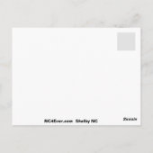 歴史的シェルビーNCシティホール ポストカード (裏面)