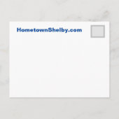 歴史的シェルビーNCポストカード ポストカード (裏面)